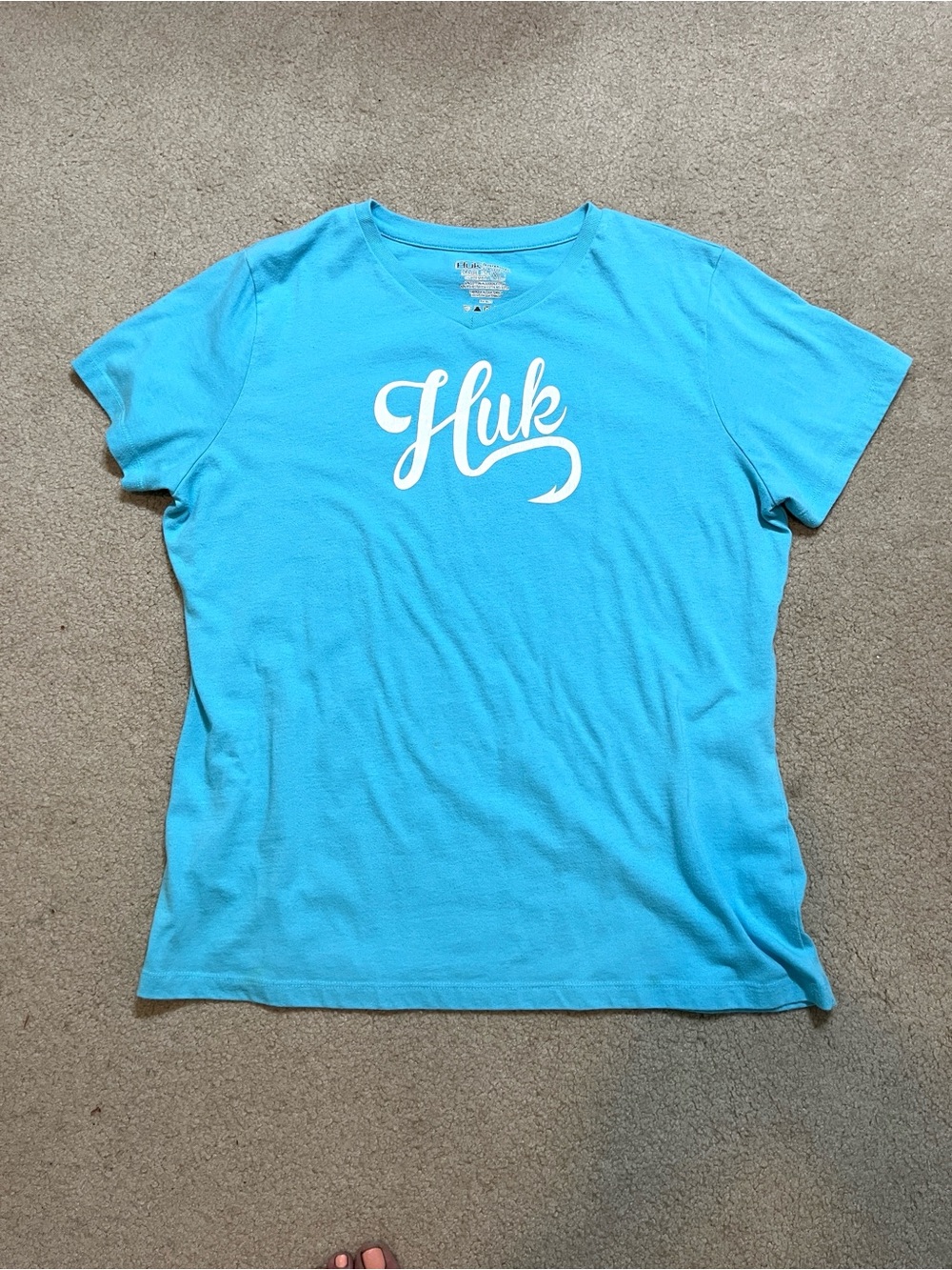 Huk Performance Fishing Tee – Aqua Blue – Women’s XL